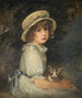 Hija con un gato - Meta Plückebaum — vista de la obra
