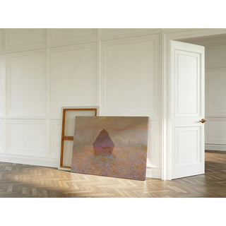 Meule - Soleil dans la brume - Claude Monet | Reproduction Tableau Décoration murale affiche copie