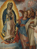 Virgin of Guadalupe with Juan Diego - Mexican School — artwork view