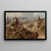 Paisaje con árbol caído - Meyer Straus — cuadro enmarcado en la pared