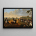 Inspection of the 14th Regiment of Cuirassiers of the Duchy of Warsaw - Michał Chylewski — framed artwork on a wall