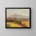 Paisaje con vista al monte Kościuszko - Michał Rouba — cuadro enmarcado en la pared