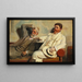 Estudio de críticas de arte - Michael Ancher — cuadro enmarcado en la pared