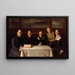 Christmas Day 1900 - Michael Ancher — framed artwork on a wall