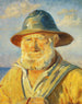 Pescadores de Skagen al atardecer Estudio - Michael Ancher — vista de la obra