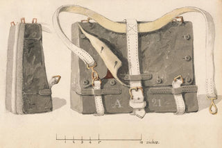 Michael Angelo Hayes - A Soldiers Knapsack Two Studies Side and Front View.webp