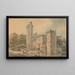 Château de Caister Norfolk - Michael Angelo Rooker — framed artwork on a wall