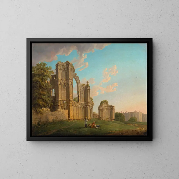 Abbaye de Sainte-Marie de York - Michael Angelo Rooker — cuadro enmarcado en la pared