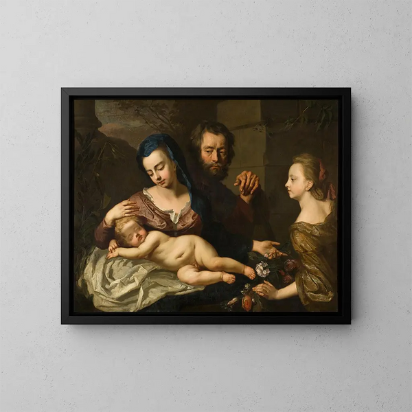 La Sainte Famille - Michael Dahl — framed artwork on a wall