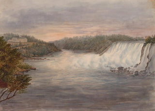 Michael Seymour - Clifton House Niagara Monday July 22d 1846 from above the Stair Table Rock.webp