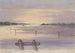 Salir del pueblo francés cabeza de la bahía de Chesapeake camino a Baltimore 26 de julio de 1846 Río Elk - Michael Seymour — vista de la obra