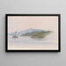 Stony Point cerca de Gibraltar en el río Hudson, Estados Unidos, 24 de julio de 1846 - Michael Seymour — cuadro enmarcado en la pared