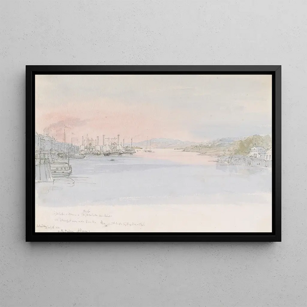 Michael Seymour - The Hudson River at Albany US Saturday July 18th 1846.webp