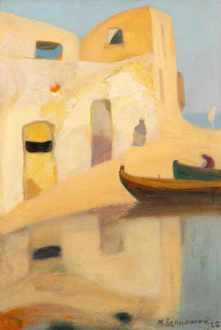 Michalis Oikonomou - Maisons et bateaux.webp