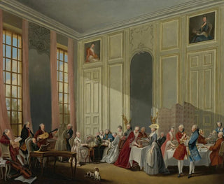 MichelBarthlmy Ollivier - Mozart Giving A Concert In The salon Des QuatreGlaces Au Palais Dutemple In The Court Of The Prince De Conti.webp