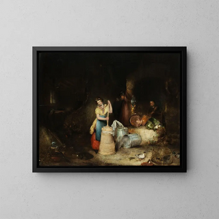 MichelMartin Drolling - The secret delivery of the love letter.webp