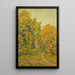 Paisaje de otoño Baccarat - Michel Auguste Colle — cuadro enmarcado en la pared