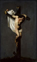 El Larron en la cruz - Michelangelo Cerquozzi — vista de la obra