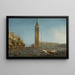 La Piazza San Marco Venise desde la Torre dell'Orologio - Michele Marieschi — cuadro enmarcado en la pared