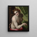 Lucrèce - Michele Tosini — cuadro enmarcado en la pared