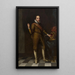Portrait Painting of Maurice of Nassau, Prince of Orange - Michiel Jansz van Mierevelt — framed artwork on a wall