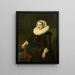 Retrato de una mujer mayor - Michiel Jansz. van Mierevelt — cuadro enmarcado en la pared
