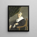 Retrato de una mujer - Michiel Nouts — cuadro enmarcado en la pared