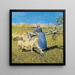 Midi dans les Alpes - Giovanni Segantini — framed artwork on a wall