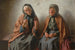 Women praying on the porch - Mieczysław Reyzner — artwork view