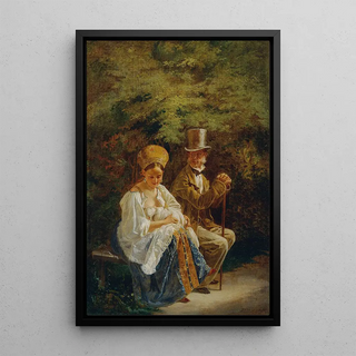 Mihly Zichy - Der alte Hagestolz Der alte Junggeselle.webp