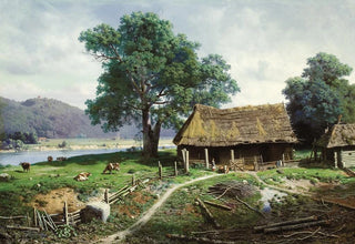 Mikhail Klodt - Riverside Farmstead.webp