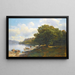 Sobre la orilla del lago - Mikhail Spiridonovich Erassi — cuadro enmarcado en la pared