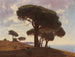paisaje costero del sur con un rebaño de ovejas - Mikhail Spiridonovich Erassi — vista de la obra