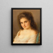 Joven muchacha - Mikhail Vasilievich Bryansky — cuadro enmarcado en la pared