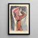 After the bath - Mikuláš Galanda — framed artwork on a wall