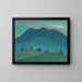 Late in the Evening - Mikuláš Galanda — framed artwork on a wall