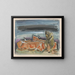 Evening in the meadow - Mikuláš Galanda — framed artwork on a wall