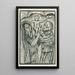 Holy Family - Mikuláš Galanda — framed artwork on a wall