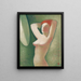 in front of the mirror - Mikuláš Galanda — framed artwork on a wall