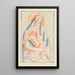 Madonna with Child on her lap - Mikuláš Galanda — framed artwork on a wall