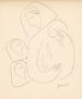 a Mother with a Child in a Blanket and Two Women - Mikuláš Galanda — artwork view