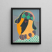 Tête de Pierrot - Mikuláš Galanda — framed artwork on a wall