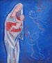 the standing Madonna with an angel - Mikuláš Galanda — artwork view