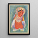 in traditional costume - Mikuláš Galanda — framed artwork on a wall
