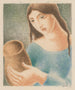 Woman with Vase - Mikuláš Galanda — artwork view