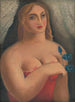 Mujer con campanulas - Mikuláš Galanda — vista de la obra