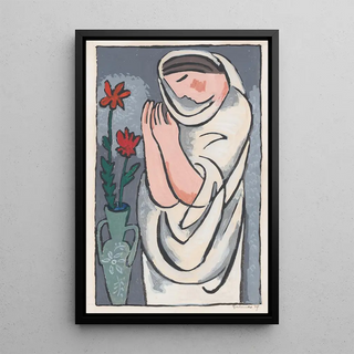 Mikul Galanda - Woman and flower.webp