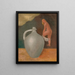 Woman with a Pot - Mikuláš Galanda — framed artwork on a wall