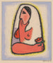 Woman with a Flower - Mikuláš Galanda — artwork view
