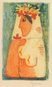 Woman with a Garland - Mikuláš Galanda — artwork view